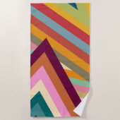 Spitzenwerte der 70er Jahre Strandtuch (Vorderseite)