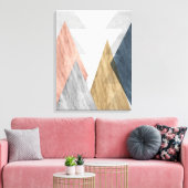 Spitzenwerte II Leinwanddruck (Insitu (Wohnzimmer))