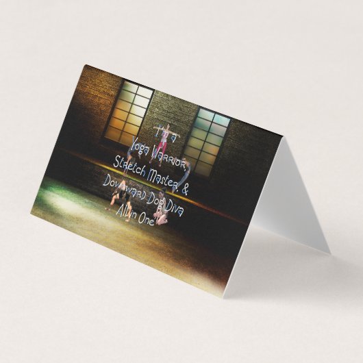 SPITZENyoga-Diva Visitenkarten (Vorderseite)