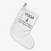 SPITZENyoga-Slogan Kleiner Weihnachtsstrumpf (Vorderansicht (hängend))