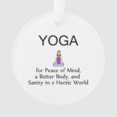 SPITZENyoga-Slogan Ornament (Vorderseite)
