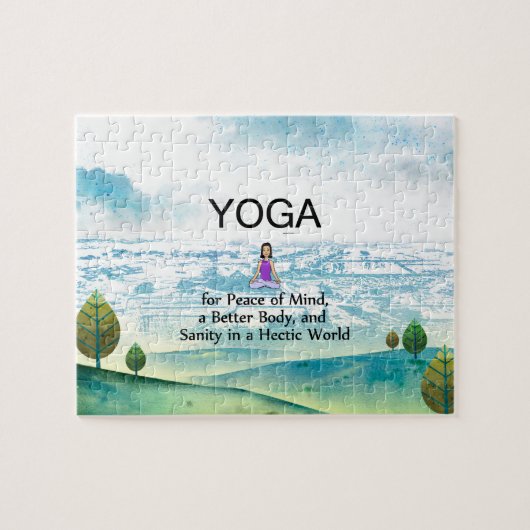 SPITZENyoga-Slogan Puzzle (Horizontal)