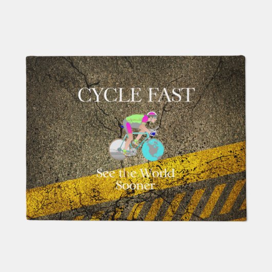 SPITZENzyklus fasten Fußmatte (Vorderseite)