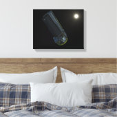 Spitzer bei sichtbarem Licht Leinwanddruck (Insitu (Schlafzimmer))