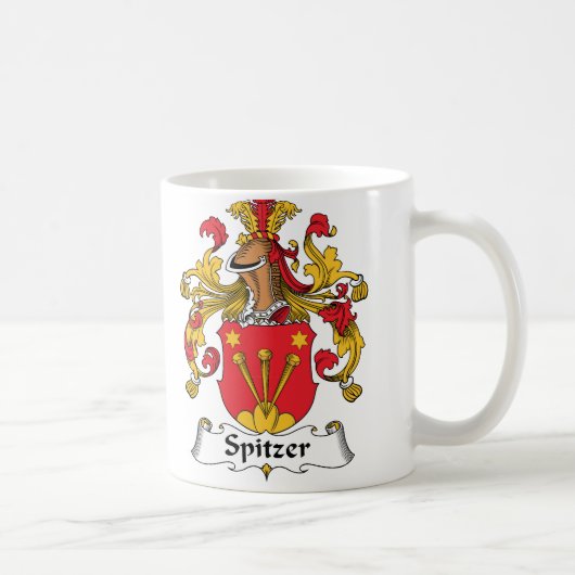 Spitzer Familienwappen Kaffeetasse (Rechts)