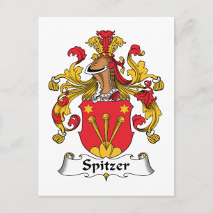 Spitzer-Familienwappen Postkarte