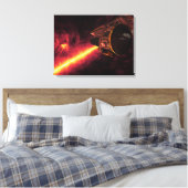 Spitzer gegen den Infrarothimmel gesehen Leinwanddruck (Insitu (Schlafzimmer))