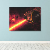 Spitzer gegen den Infrarothimmel gesehen Leinwanddruck (Insitu (Holzboden))