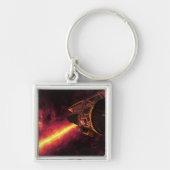 Spitzer gegen den Infrarothimmel gesehen Schlüsselanhänger (Vorne)
