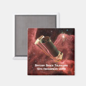 Spitzer Space Telescope Jubiläum Magnet (Vorderseite/Rückseite)
