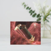 Spitzer Space Telescope Jubiläum Postkarte (Stehend Vorderseite)