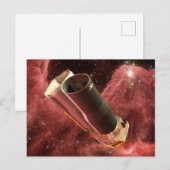 Spitzer Space Telescope Jubiläum Postkarte (Vorne/Hinten)