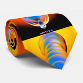 Spitzer Space Telescope Necktie Krawatte (Gerollt)