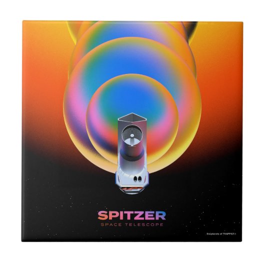 Spitzer Space Telescope Poster. Fliese (Vorderseite)