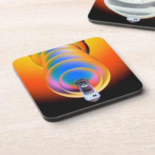 Spitzer Space Telescope Poster. Getränkeuntersetzer (Linke Seite)