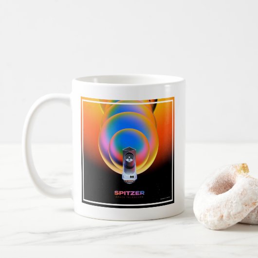 Spitzer Space Telescope Poster. Kaffeetasse (Mit Donut)
