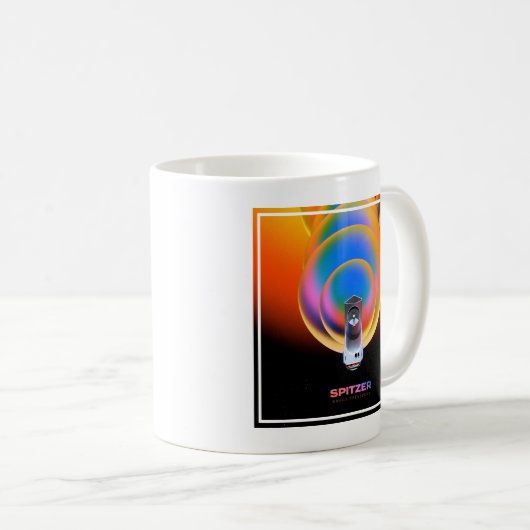 Spitzer Space Telescope Poster. Kaffeetasse (VorderseiteRechts)