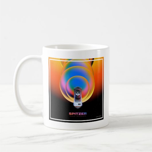 Spitzer Space Telescope Poster. Kaffeetasse (Links)