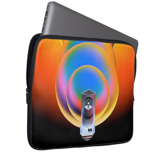 Spitzer Space Telescope Poster. Laptopschutzhülle (Vorne Rechts)