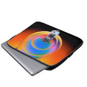 Spitzer Space Telescope Poster. Laptopschutzhülle (Vorne Knopf)