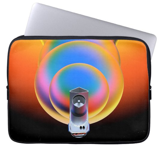 Spitzer Space Telescope Poster. Laptopschutzhülle (Vorderseite)
