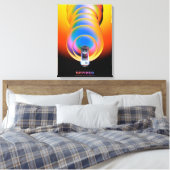Spitzer Space Telescope Poster. Leinwanddruck (Insitu (Schlafzimmer))