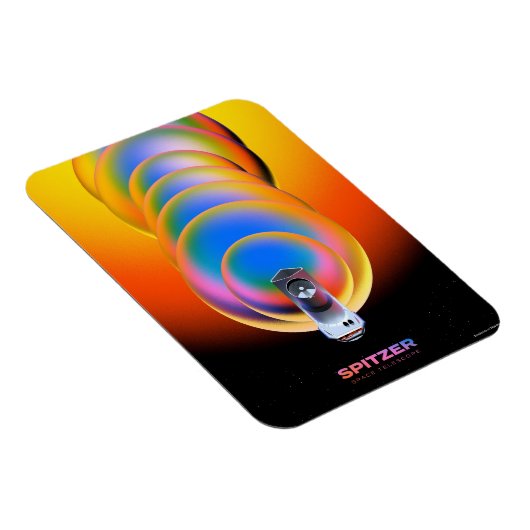 Spitzer Space Telescope Poster. Magnet (Rechte Seite)