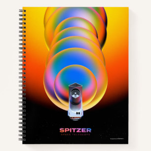 Spitzer Space Telescope Poster. Notizblock