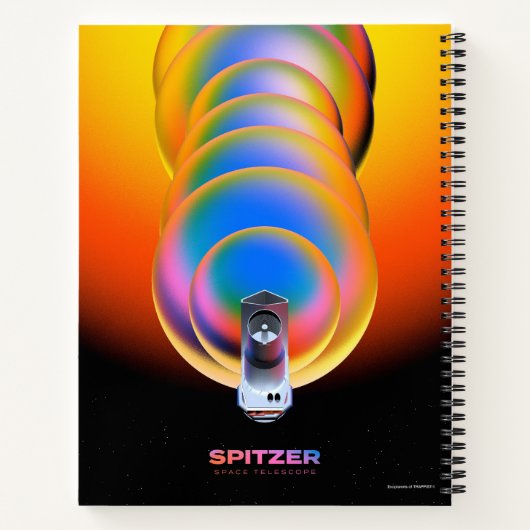 Spitzer Space Telescope Poster. Notizblock (Rückseite)