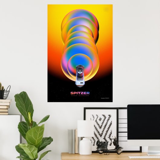 Spitzer Space Telescope Poster. Poster (Heimbüro)