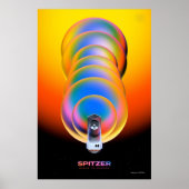 Spitzer Space Telescope Poster. Poster (Vorne)