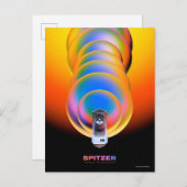 Spitzer Space Telescope Poster. Postkarte (Vorne/Hinten)