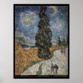 Spitzer Space Telescope / van Gogh Poster (Vorne)