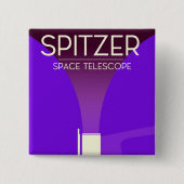 Spitzer Space Teleskop Button (Vorderseite)
