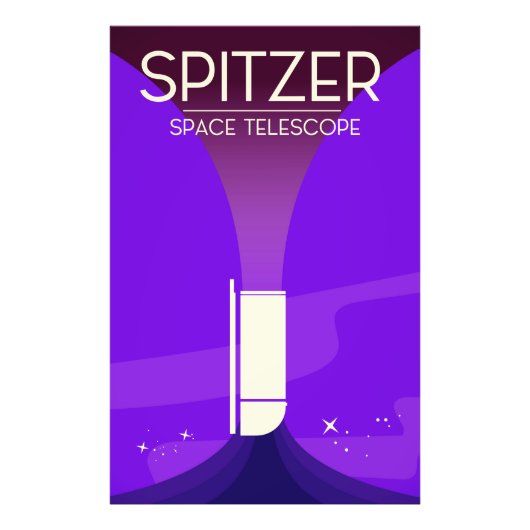 Spitzer Space Teleskop Fotodruck (Vorne)