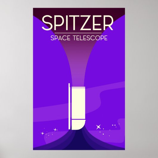 Spitzer Space Teleskop Poster (Vorne)