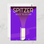 Spitzer Space Teleskop Postkarte (Vorne/Hinten)