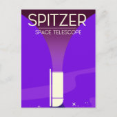 Spitzer Space Teleskop Postkarte (Vorderseite)