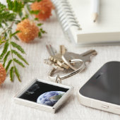 Spitzer startet kurz nach dem Start die Erde Schlüsselanhänger (Seite)