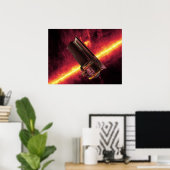 Spitzer-Weltraumteleskop der NASA Poster (Heimbüro)