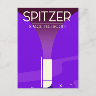 Spitzer-Weltraumteleskop Postkarte