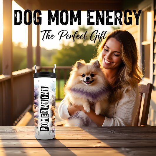 Spitzes floraler Traum Thermosbecher