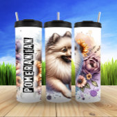 Spitzes floraler Traum Thermosbecher