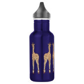 Spitzezehegiraffe Edelstahlflasche (Links)