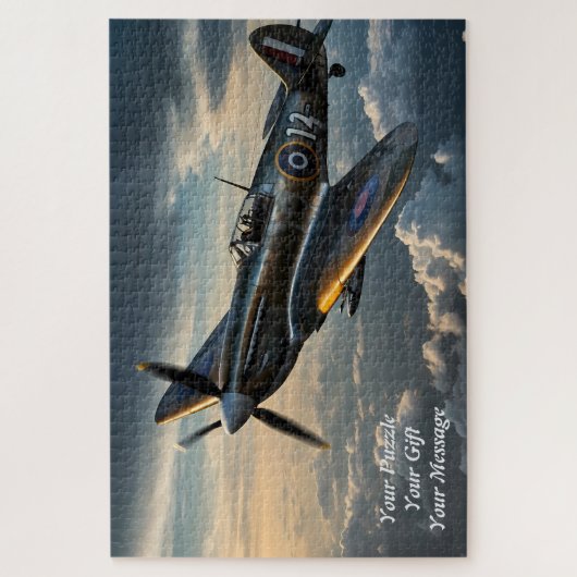 Spitzfeuer in der Dämmerung Puzzle (Vertikal)