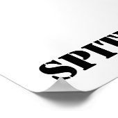 Spitzfeuerbildung Poster (Ecke)