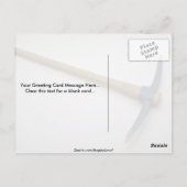 Spitzhacke Postkarte (Rückseite)