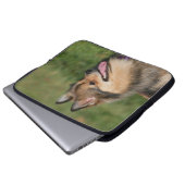 Spitzheadshot-Keuchen Laptopschutzhülle (Vorne Knopf)