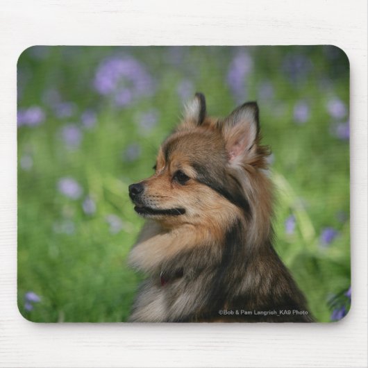 Spitzheadshot-Sitzen Mousepad (Vorne)