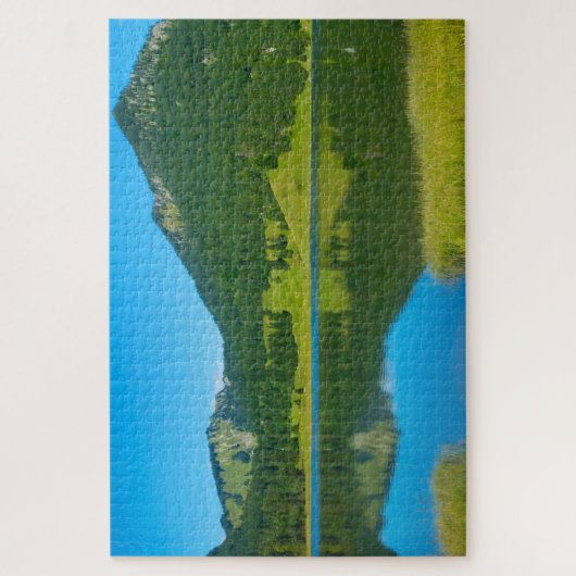 Spitzingsee Bayern Deutschland. Puzzle (Vertikal)